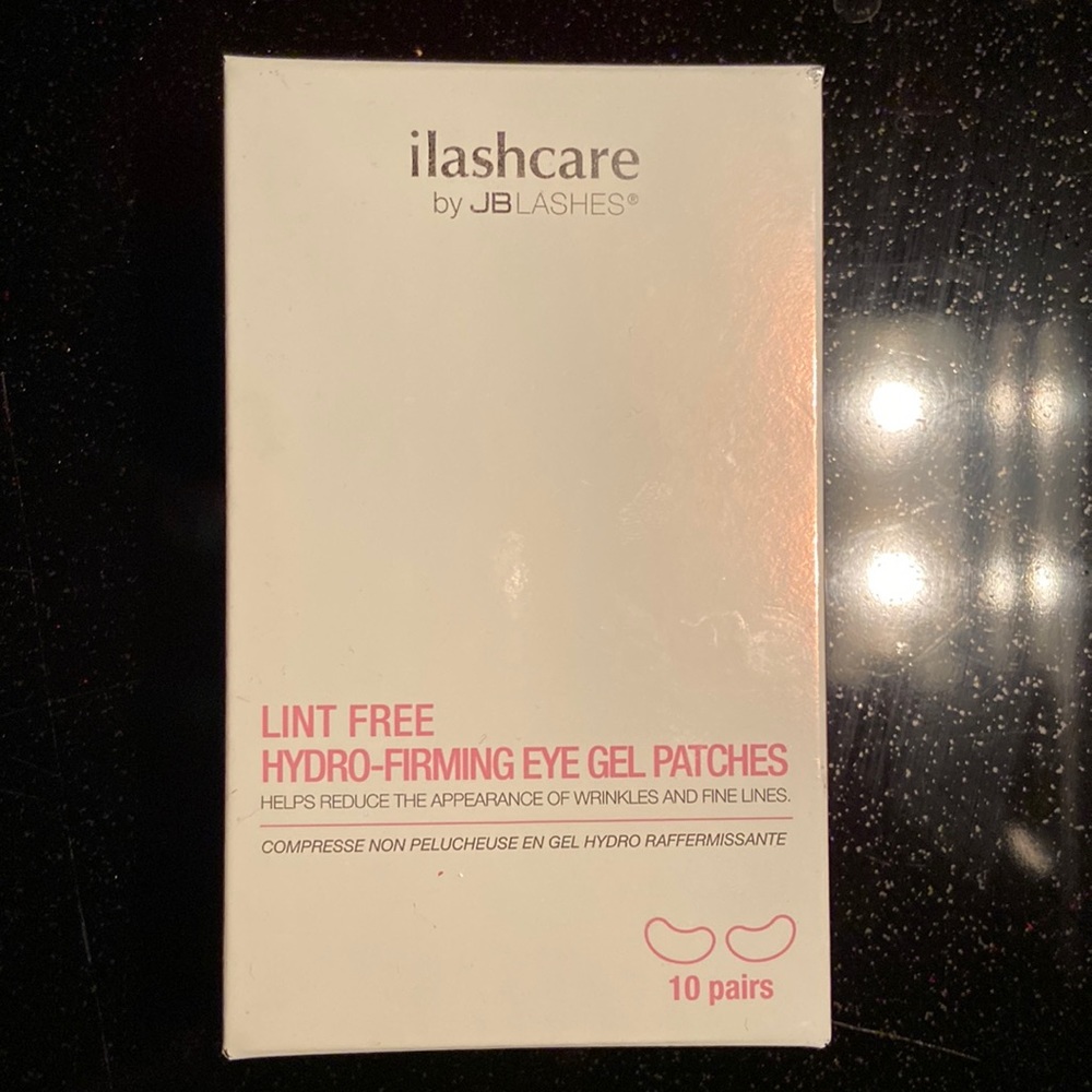 JB Lashes- lint free hydro-firming eye gel patches